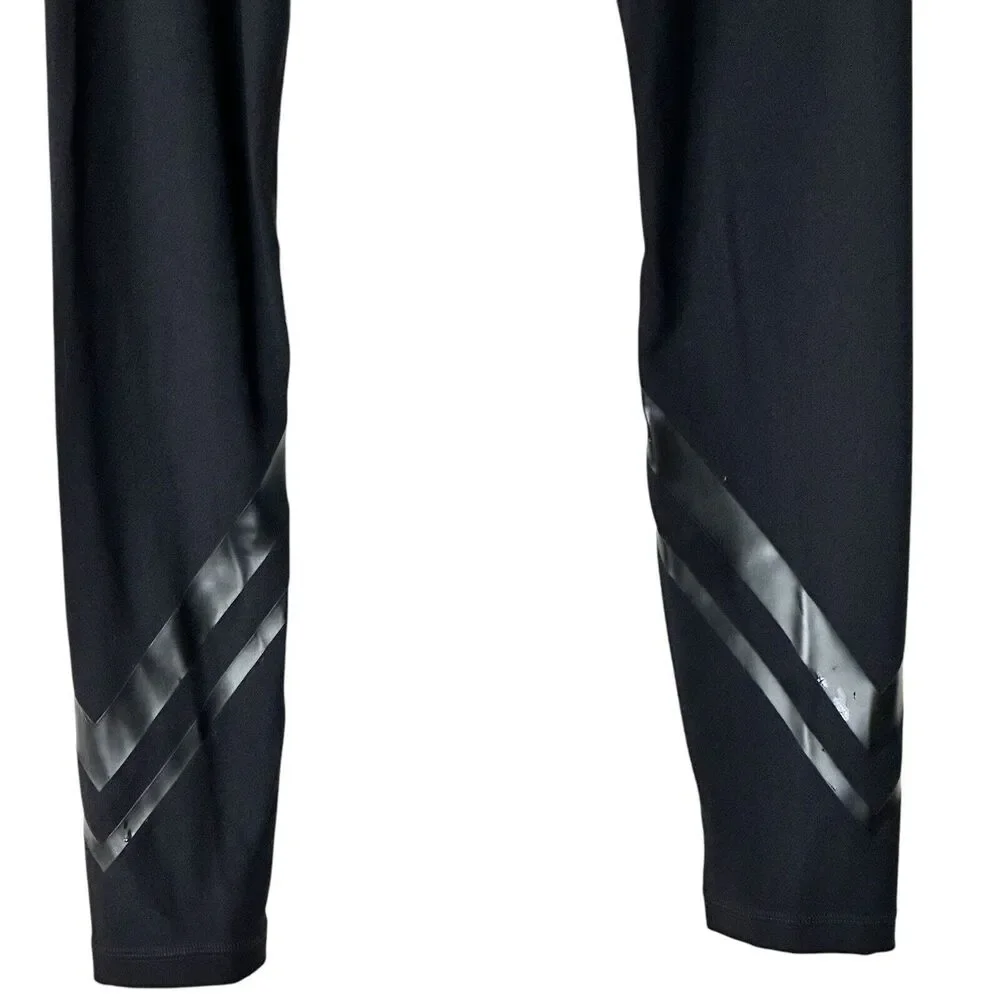 Tory Burch Sport Leggings Women’s XS Black Chevron Yoga